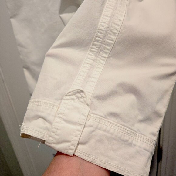 Lee Easy Fit White Skimmers - EUC - Size 12 - Relaxed Fit Waist - White - Picture 6 of 13